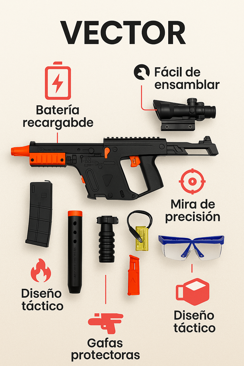 VECTOR: El lanzador más potente y realista de hidrogel 🔥